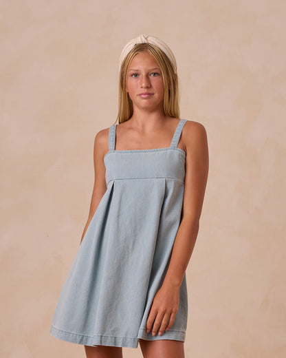 DENIM MINI DRESS | OCEAN