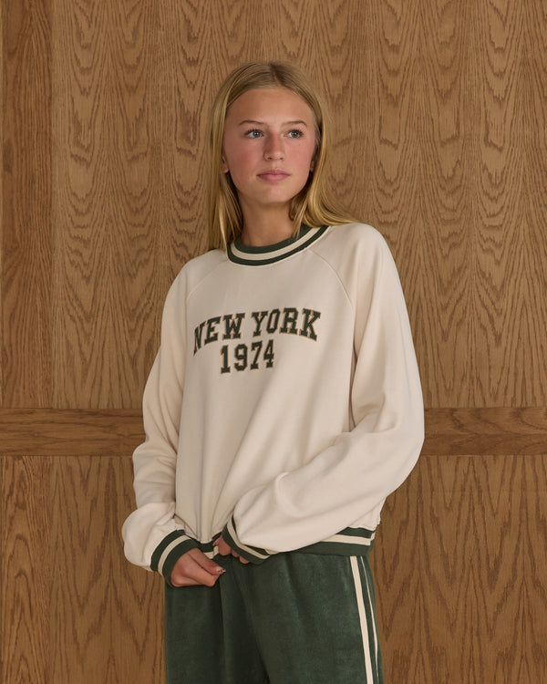 OVERSIZED RAGLAN SWEATSHIRT || NEW YORK - TEEN