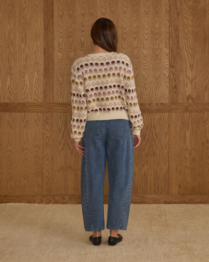 CHEYENNE CARDIGAN | FLORAL JACQUARD