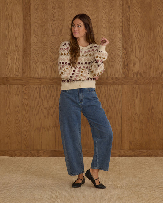 CHEYENNE CARDIGAN | FLORAL JACQUARD