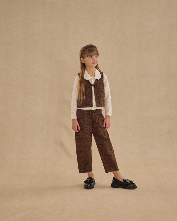 BARREL PANT || LEOPARD