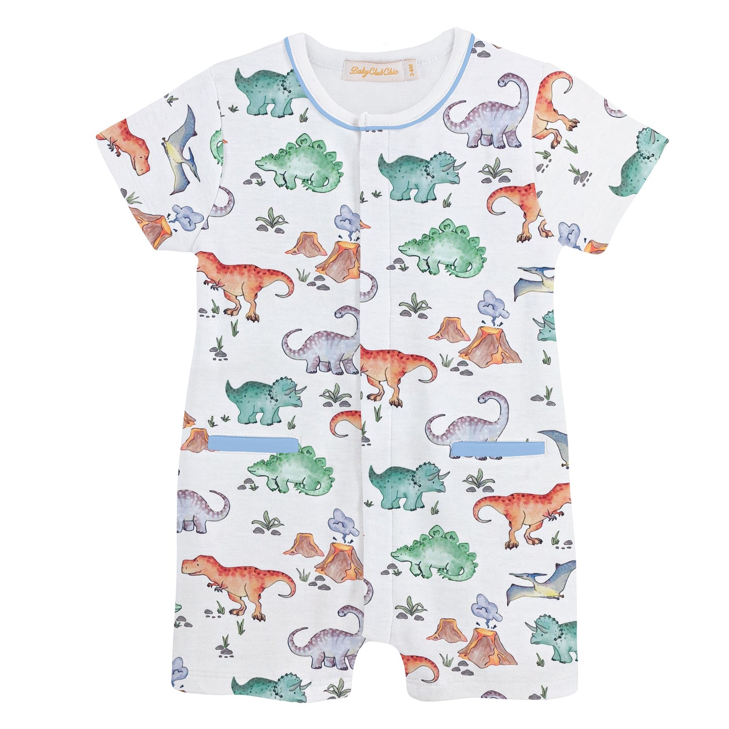 Printed Romper | Dino's Kingdom