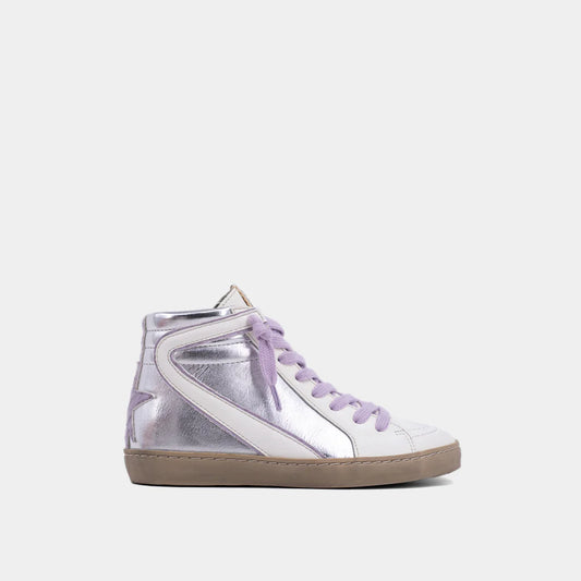 Rooney Sneaker | Lilac Snake