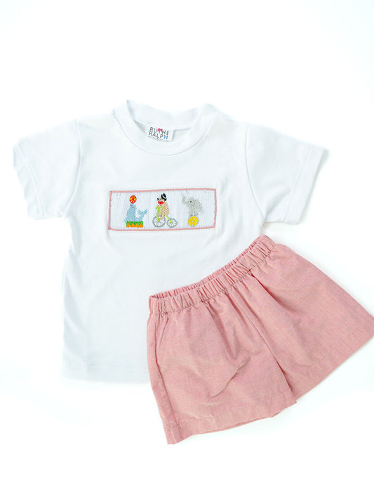 Beau Short Set | Circus Animals