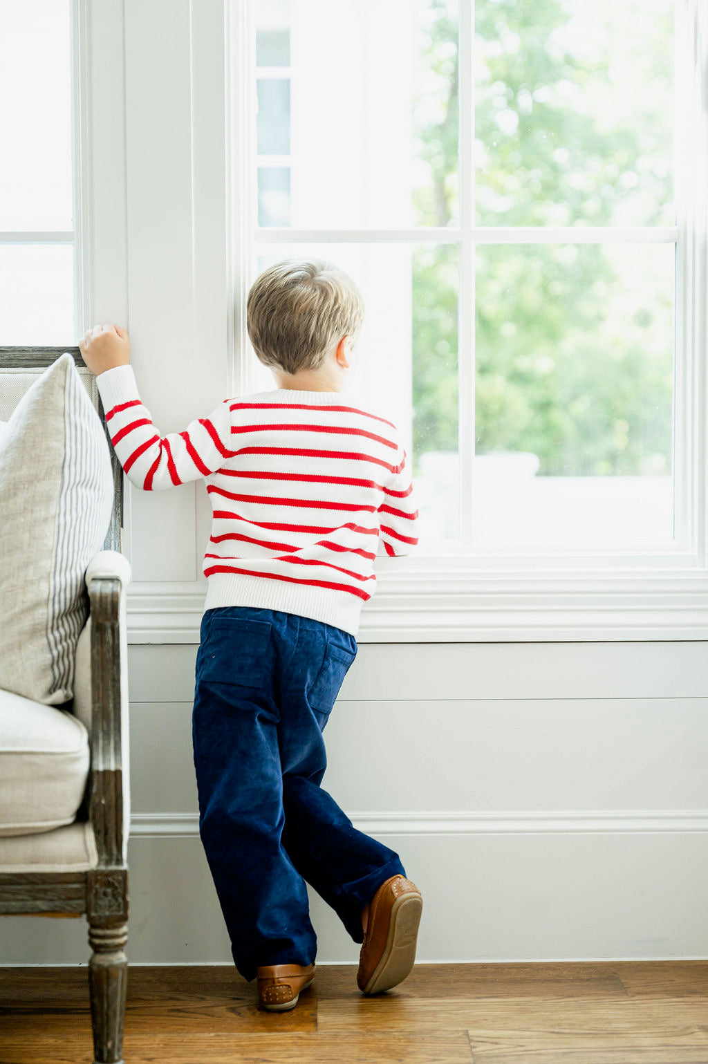 Red/White Stripes Sweater