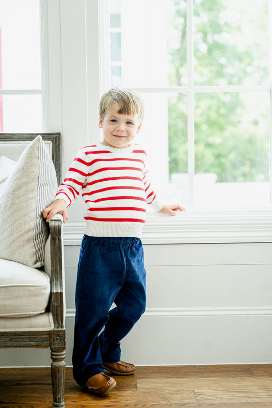 Red/White Stripes Sweater