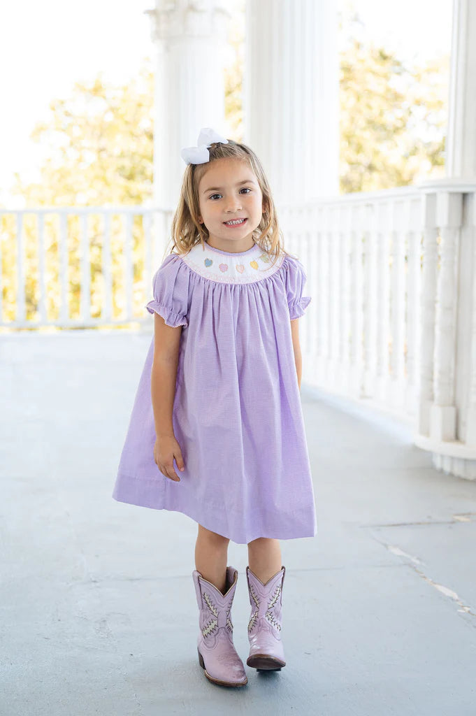 Rainbow Hearts Helen Dress