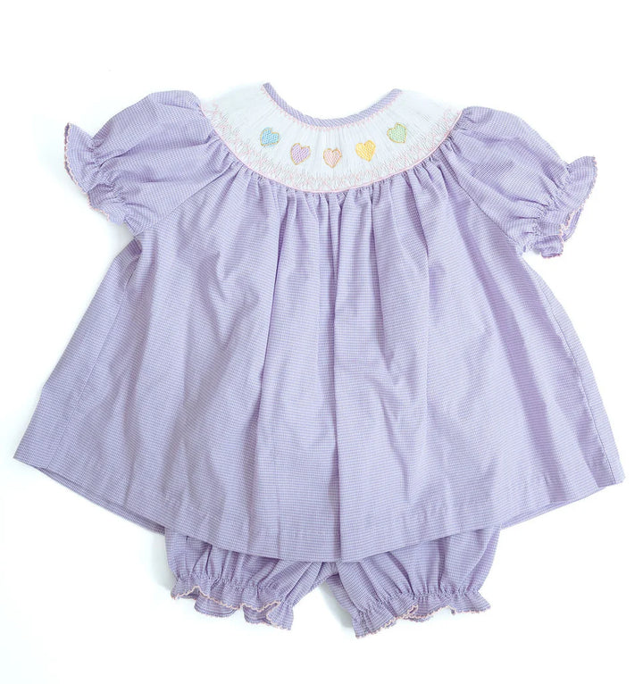 Rainbow Hearts Annabelle Bloomer Set