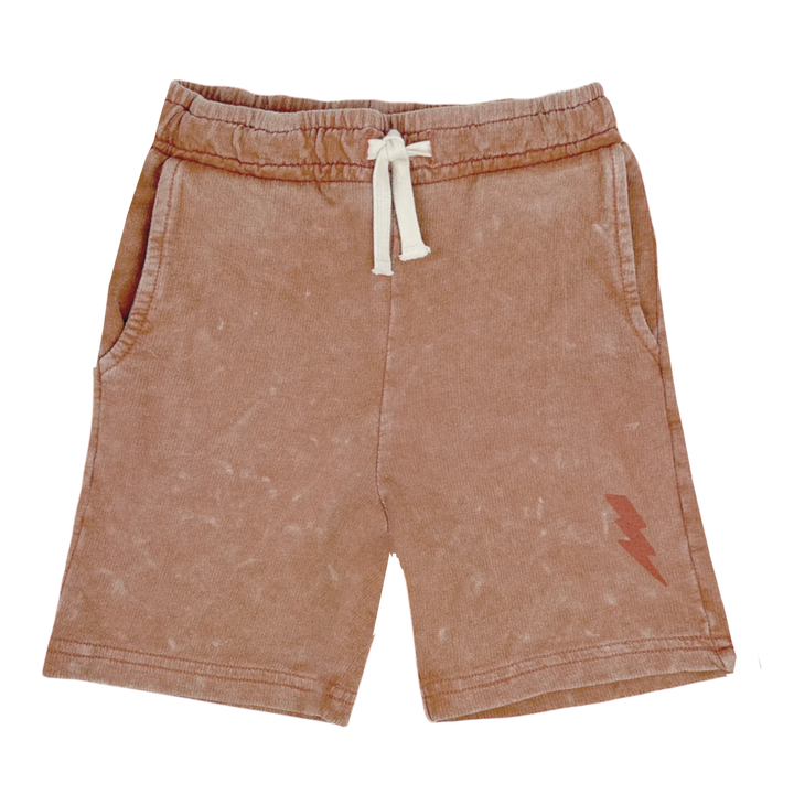 Rad French Terry Shorts | Mineral Brick