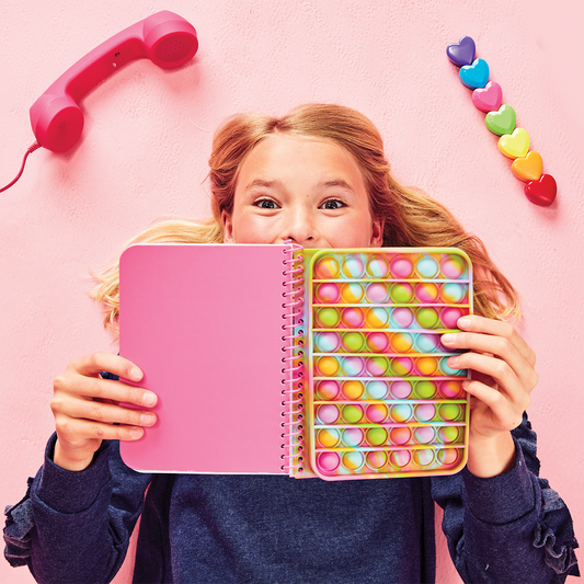 Rainbow Tie Dye Popper Notebook