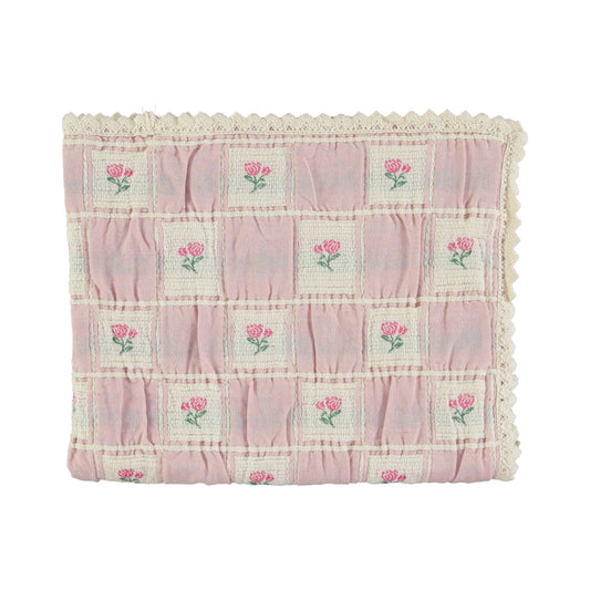 Rosette Blanket | Vintage Rose Patchwork