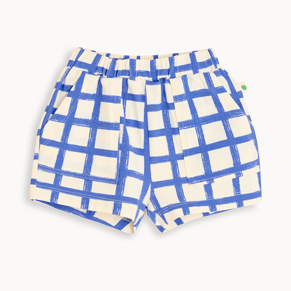 Jersey Shorts | Blue Checker