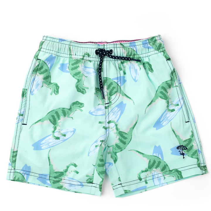 surfin' dinos boys trunks