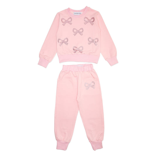 Scarlett Bow Set | Light Pink