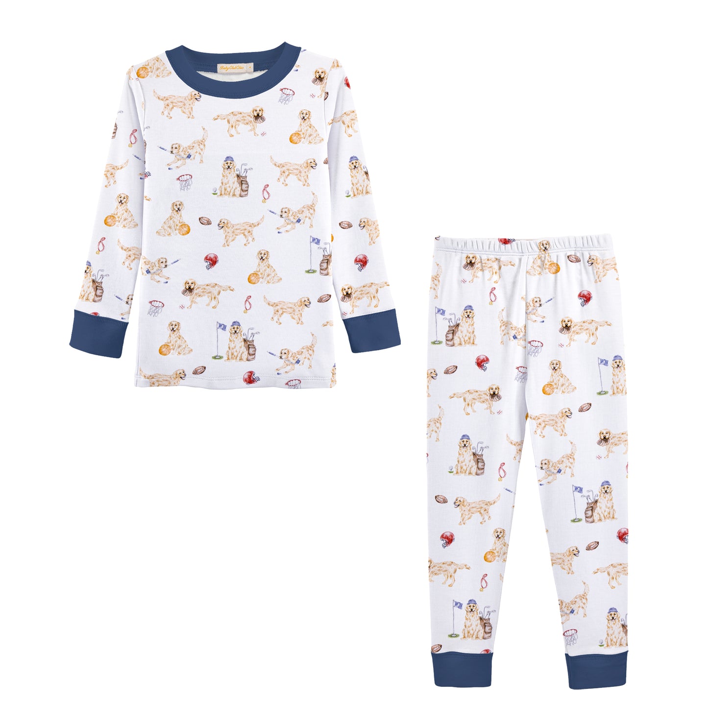 Golden League Printed Pima Kid Set