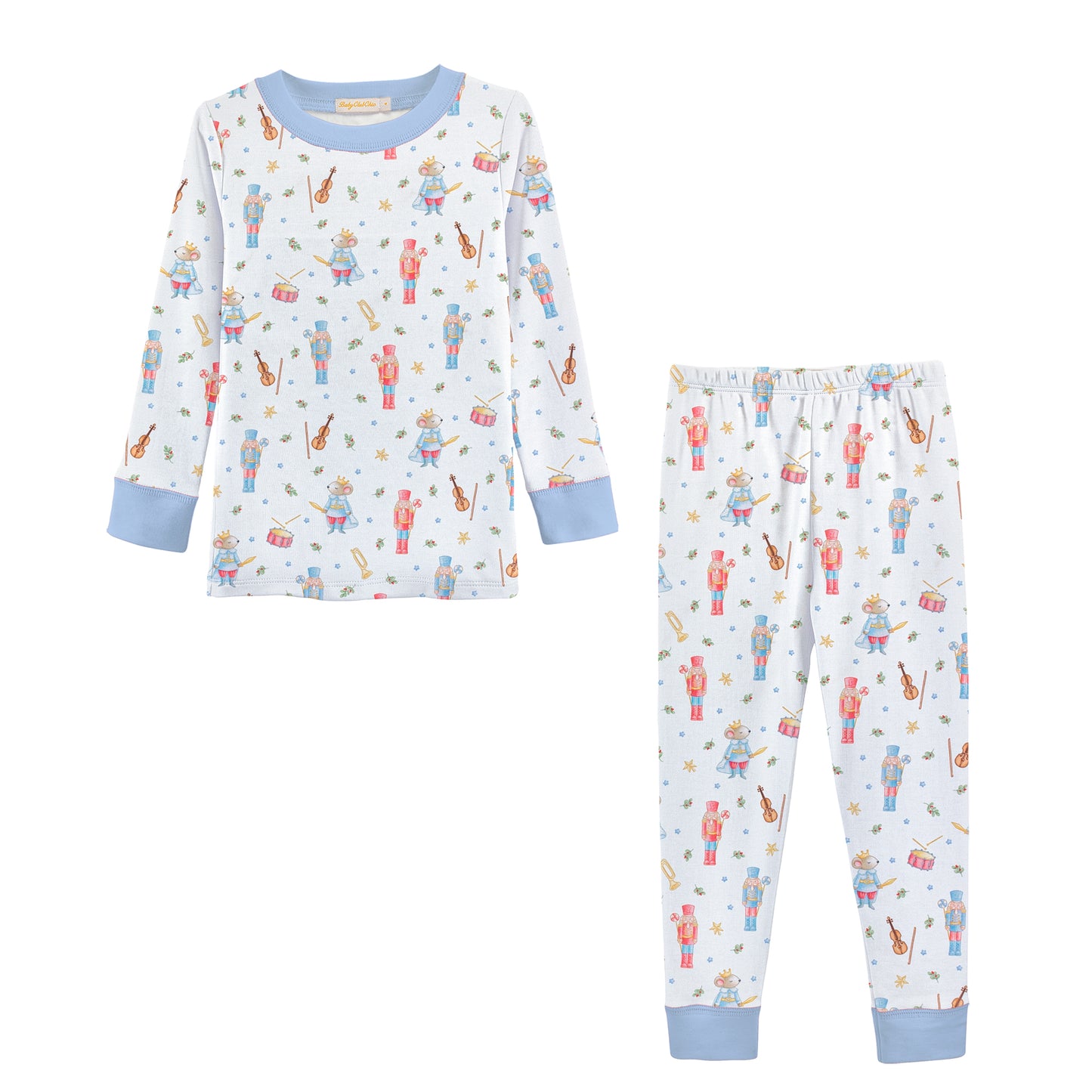 Blue Nutcracker Printed Kid Set