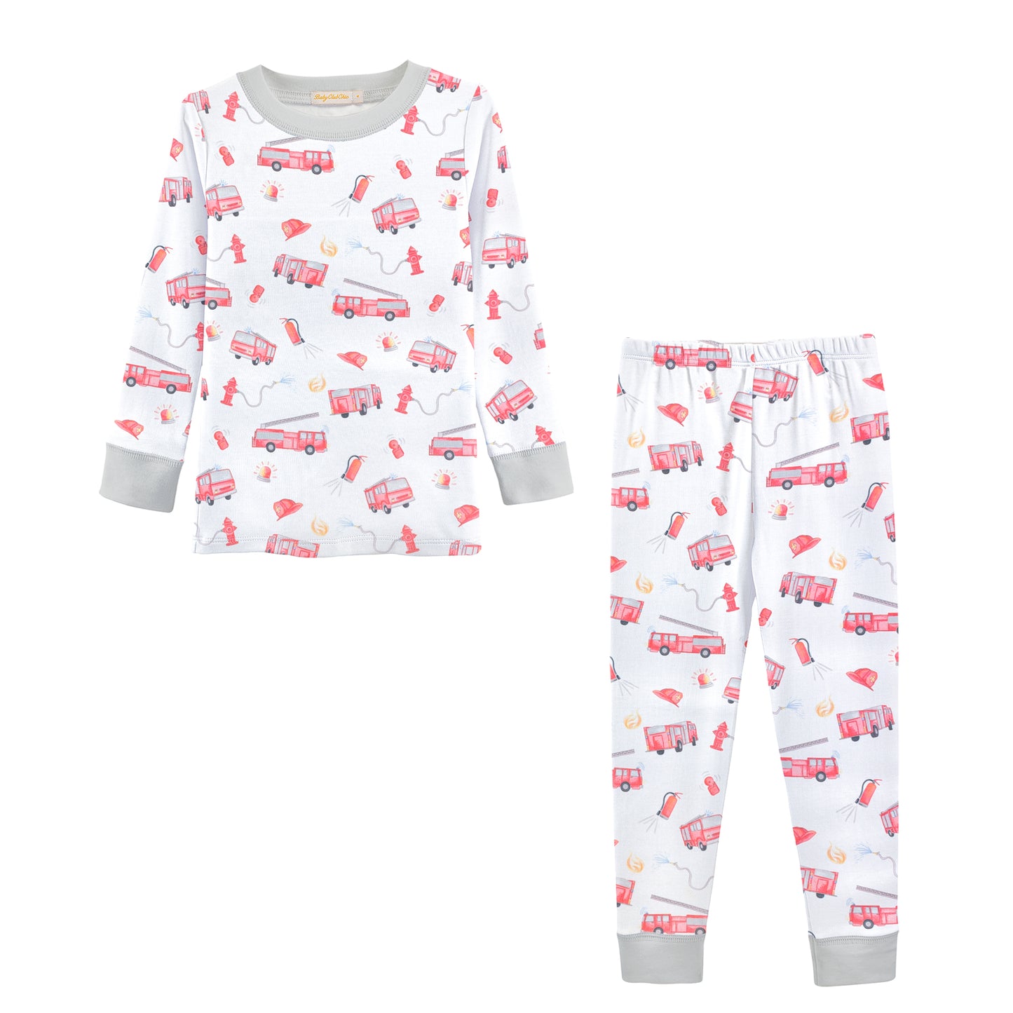 Printed Kid Set | Fire Trucks