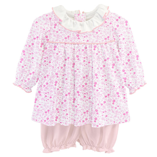 Blouse and Bloomer Set | Tiny Flowers