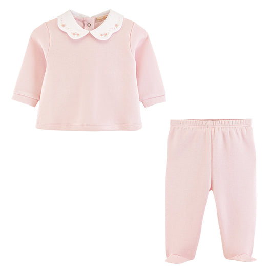 English Knot Top + Pant Set | Pink