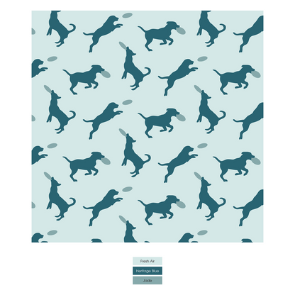 Short Sleeve Printed Henley Pajama Set | Fresh Air Frisbee Labs