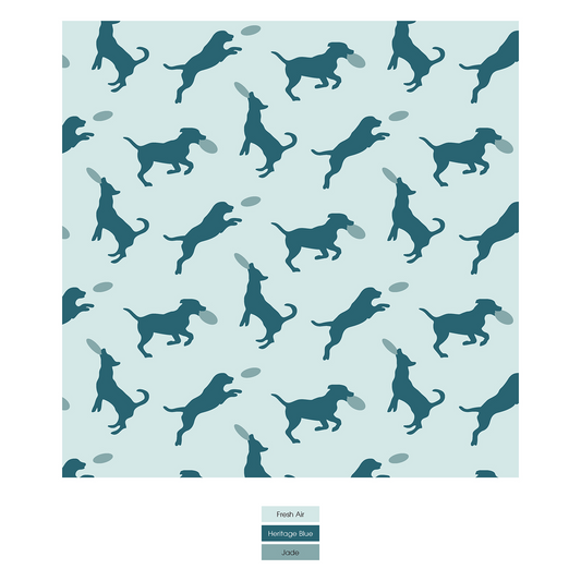 Short Sleeve Printed Henley Pajama Set | Fresh Air Frisbee Labs