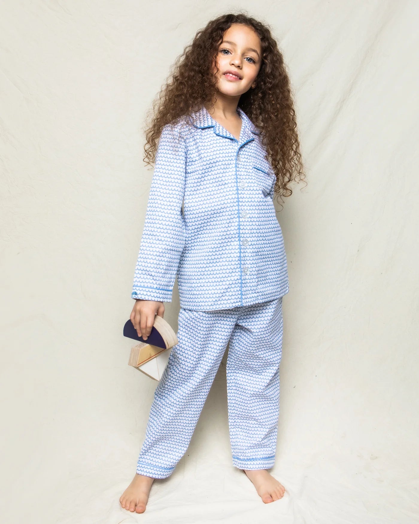 Kid's Twill Pajama Set | La Mer