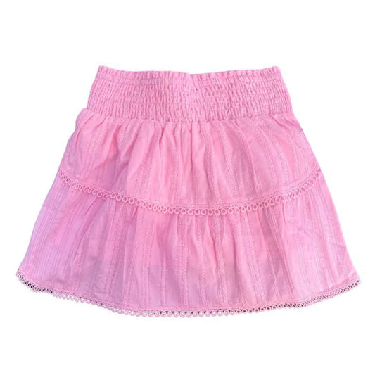 Smocked Waist Skirt  | Pink
