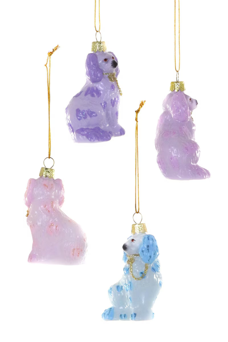 Staffordshire Dog Ornament | Pastel Assorted