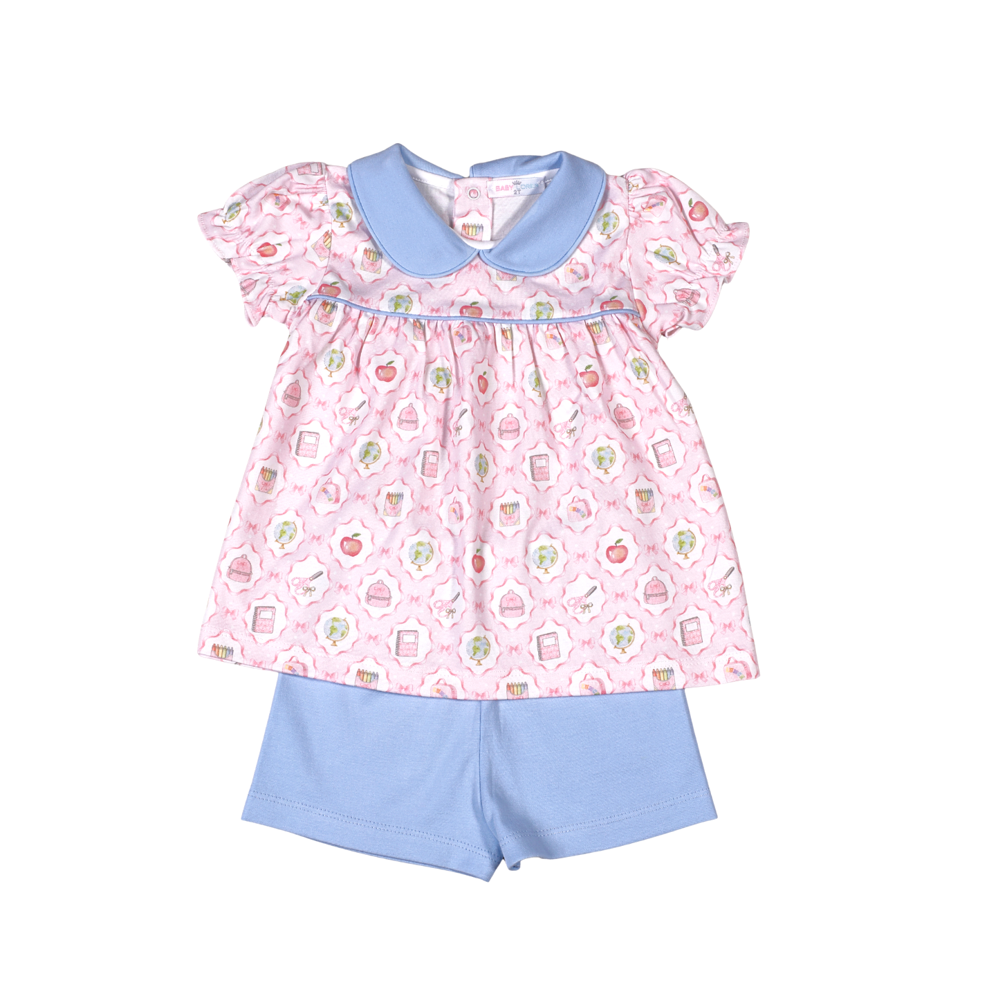 School Time Scallop Collar Set