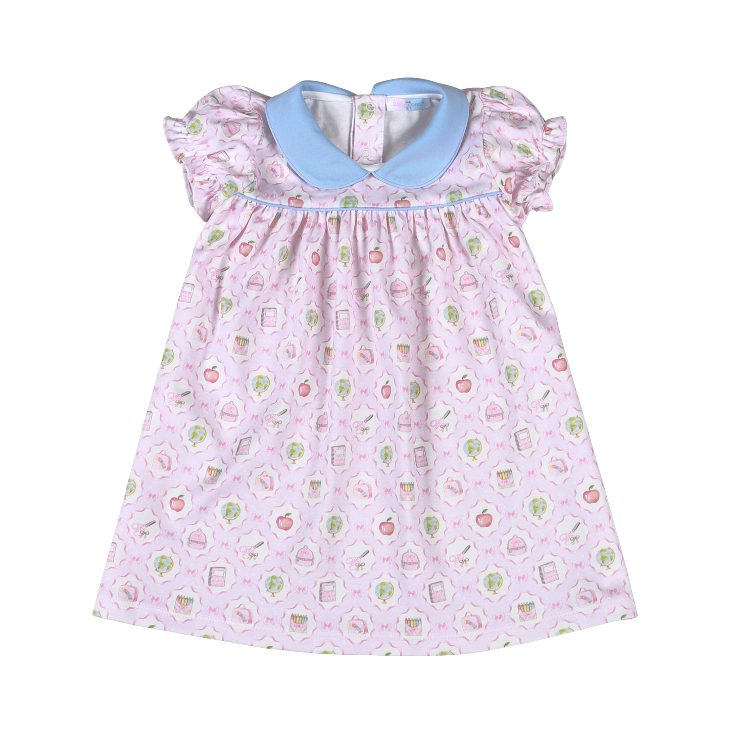School Time Scallop Collar Dress