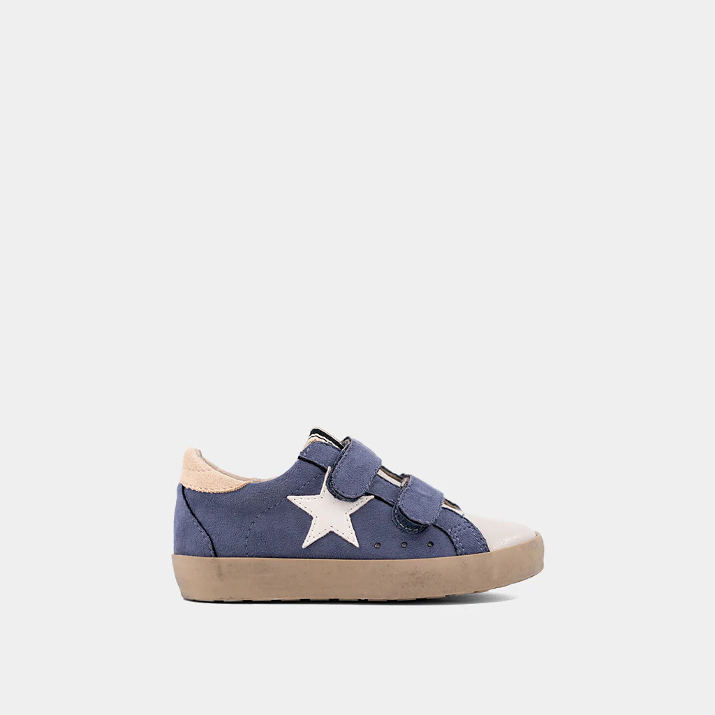 Sunny Mini Toddler Sneaker | Blue Suede