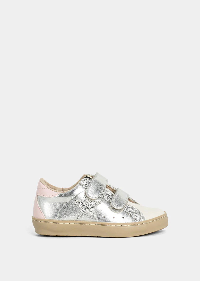 Sunny Mini Toddler Sneaker | Silver Sparkle