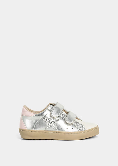 Sunny Mini Toddler Sneaker | Silver Sparkle