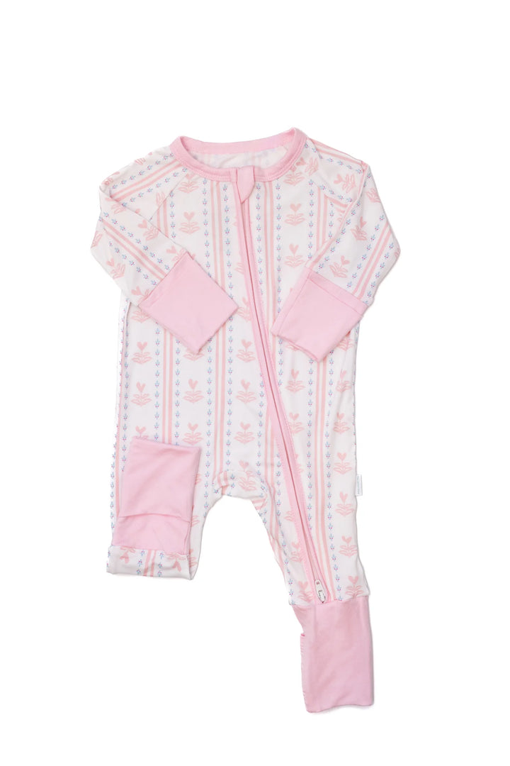 Sweet Hearts Bamboo Romper