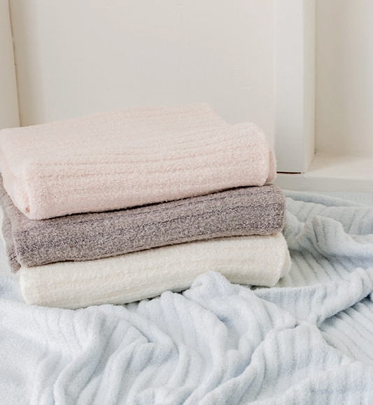 CozyChic Lite Ribbed Blanket | Pink