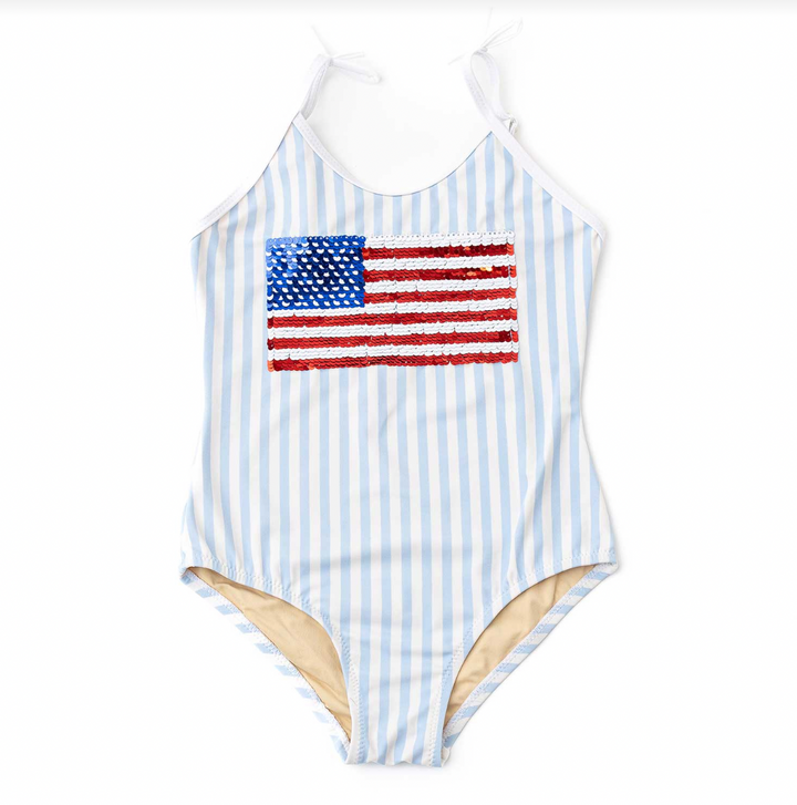 Americana sequin one piece