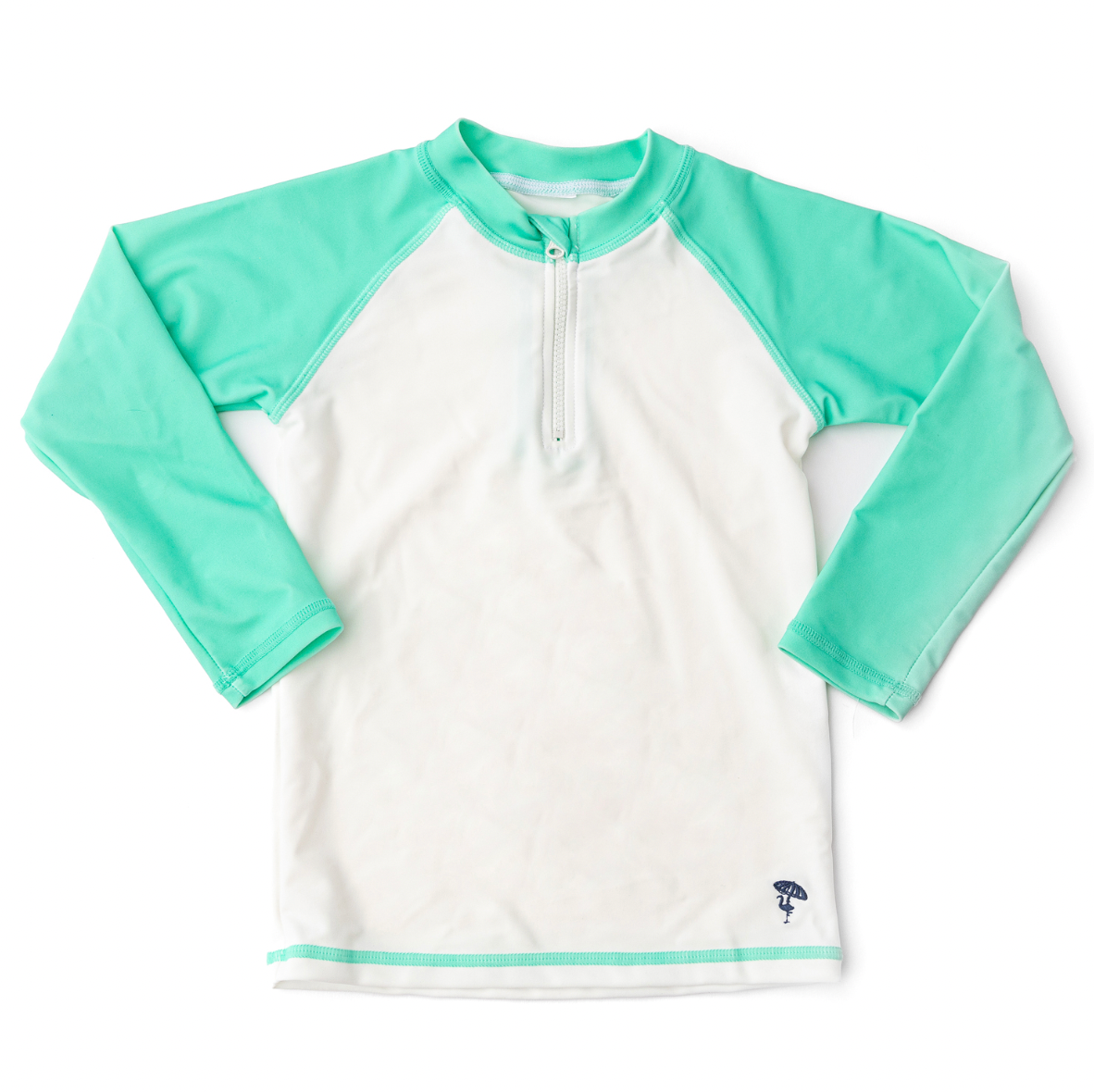 green anchor boys rash guard