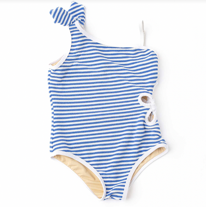 ribbed daisy cut out | cobalt stripe