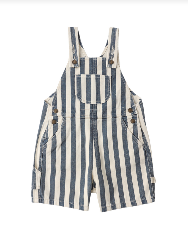 DENIM SHORTALL NAVY STRIPE