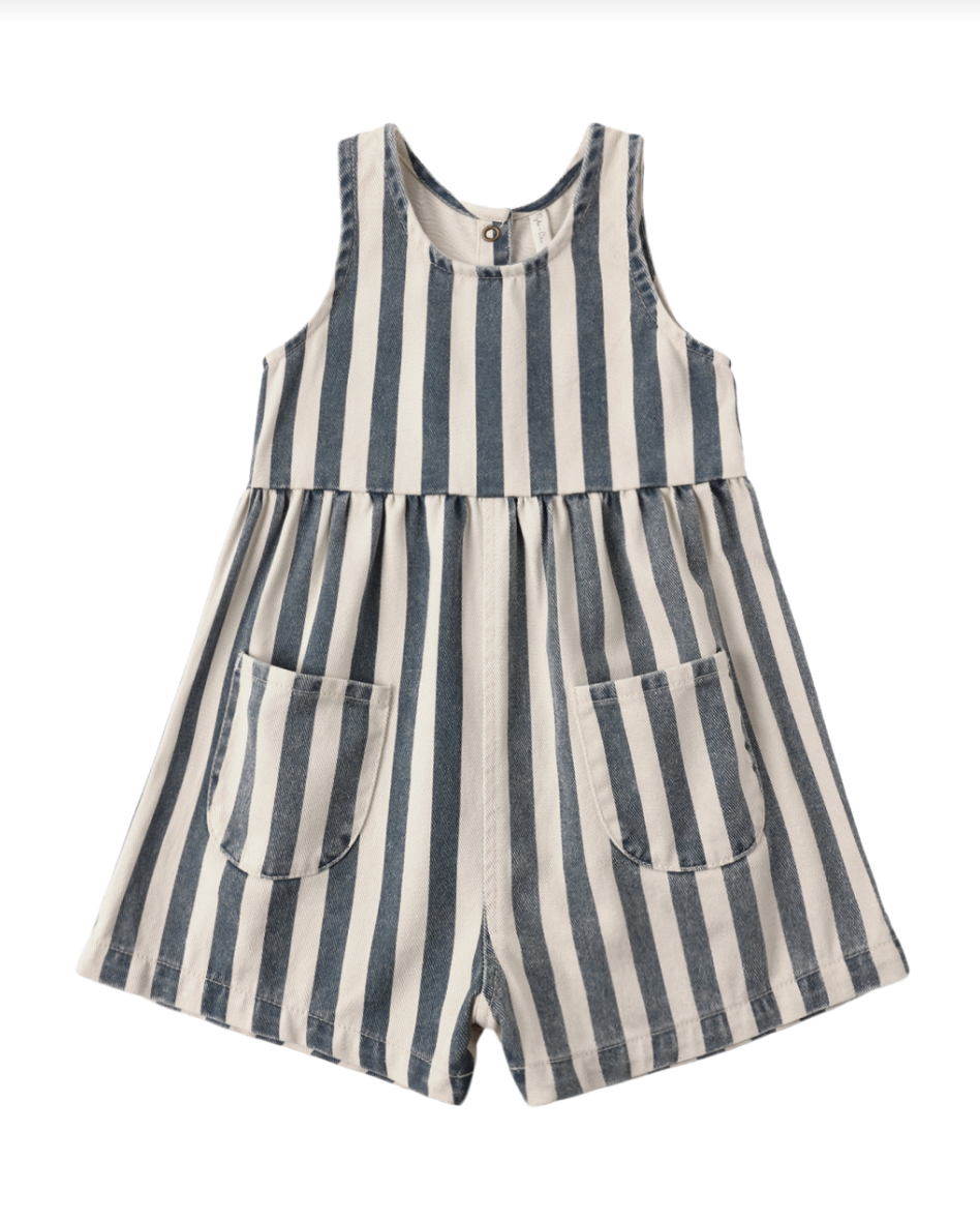 DANI ROMPER NAVY STRIPE
