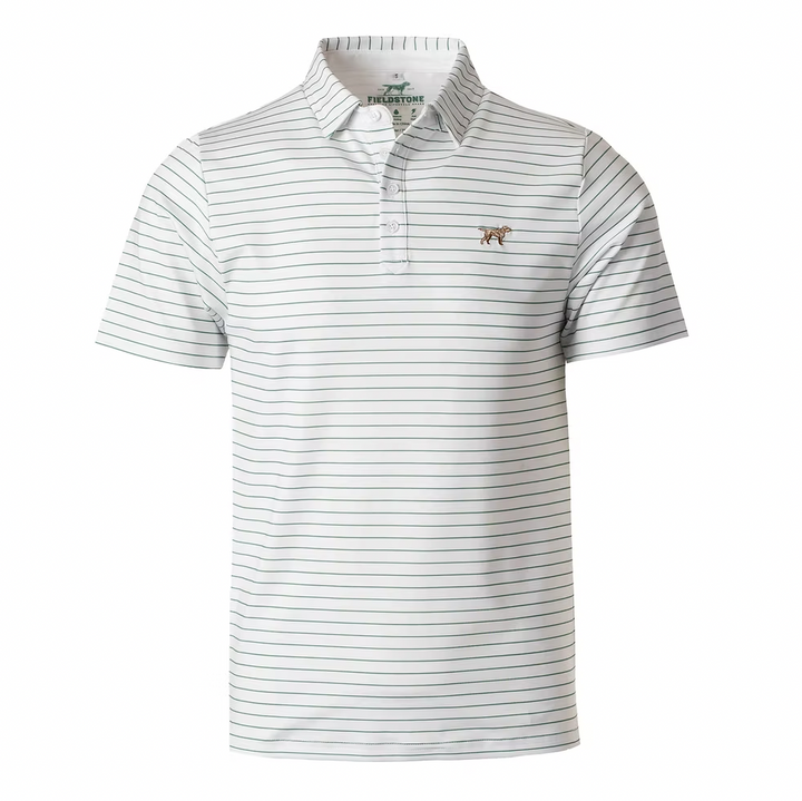 Driftwood Polo I Green & White