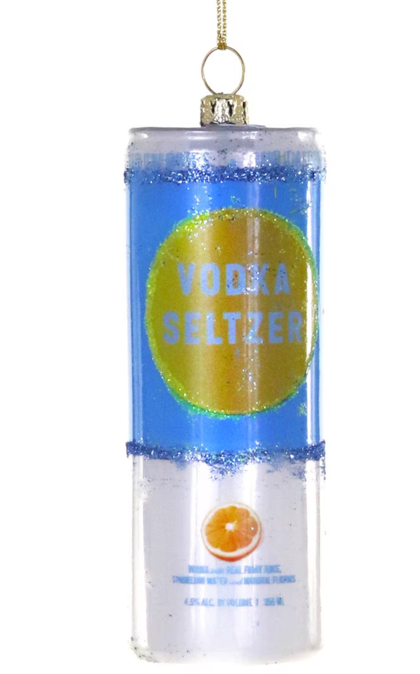 Vodka Seltzer Ornament
