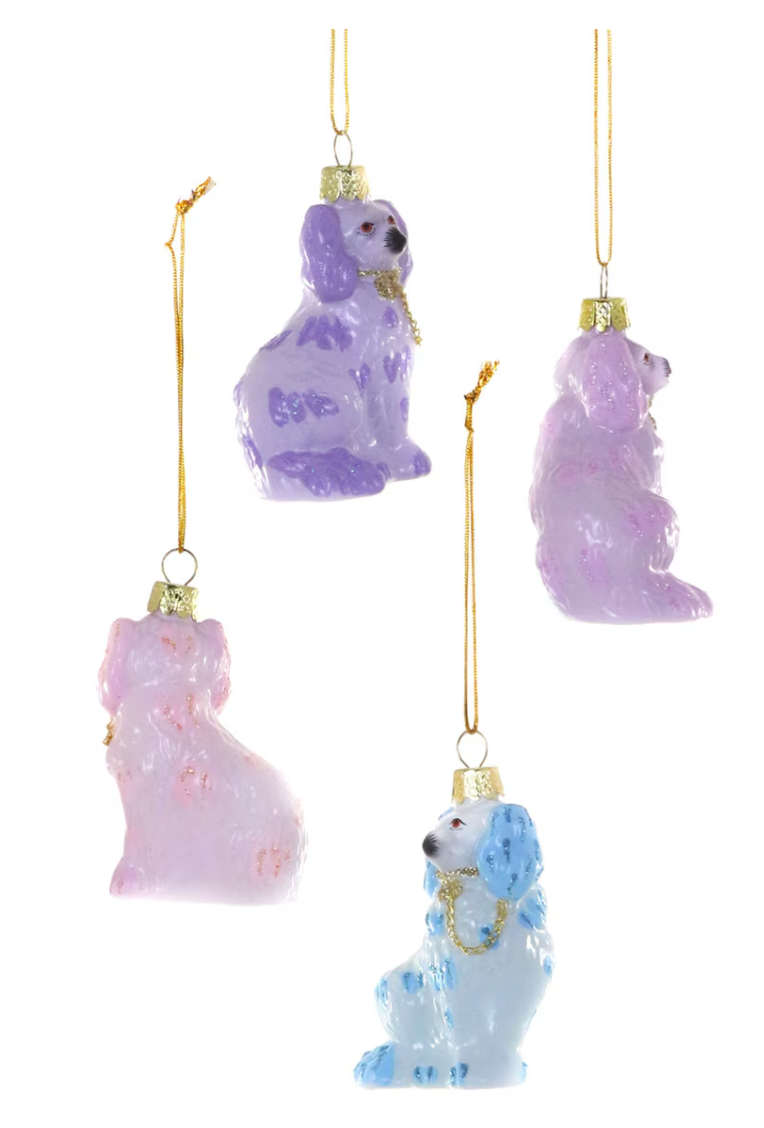 Staffordshire Dog Ornament | Pastel Assorted