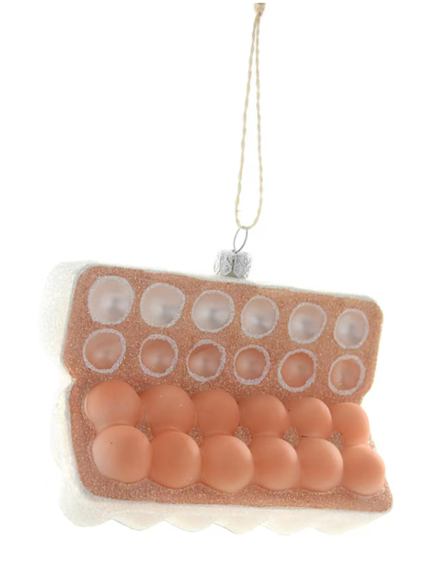 Organic Eggs Ornament