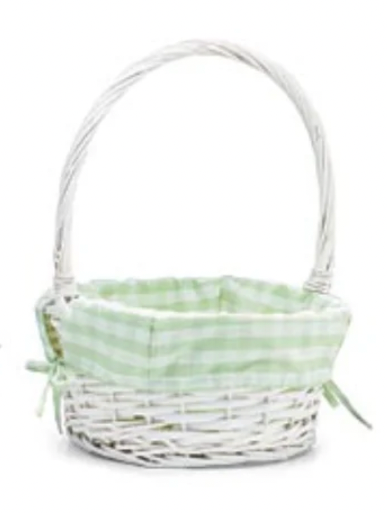 Spring Gingham Easter Basket