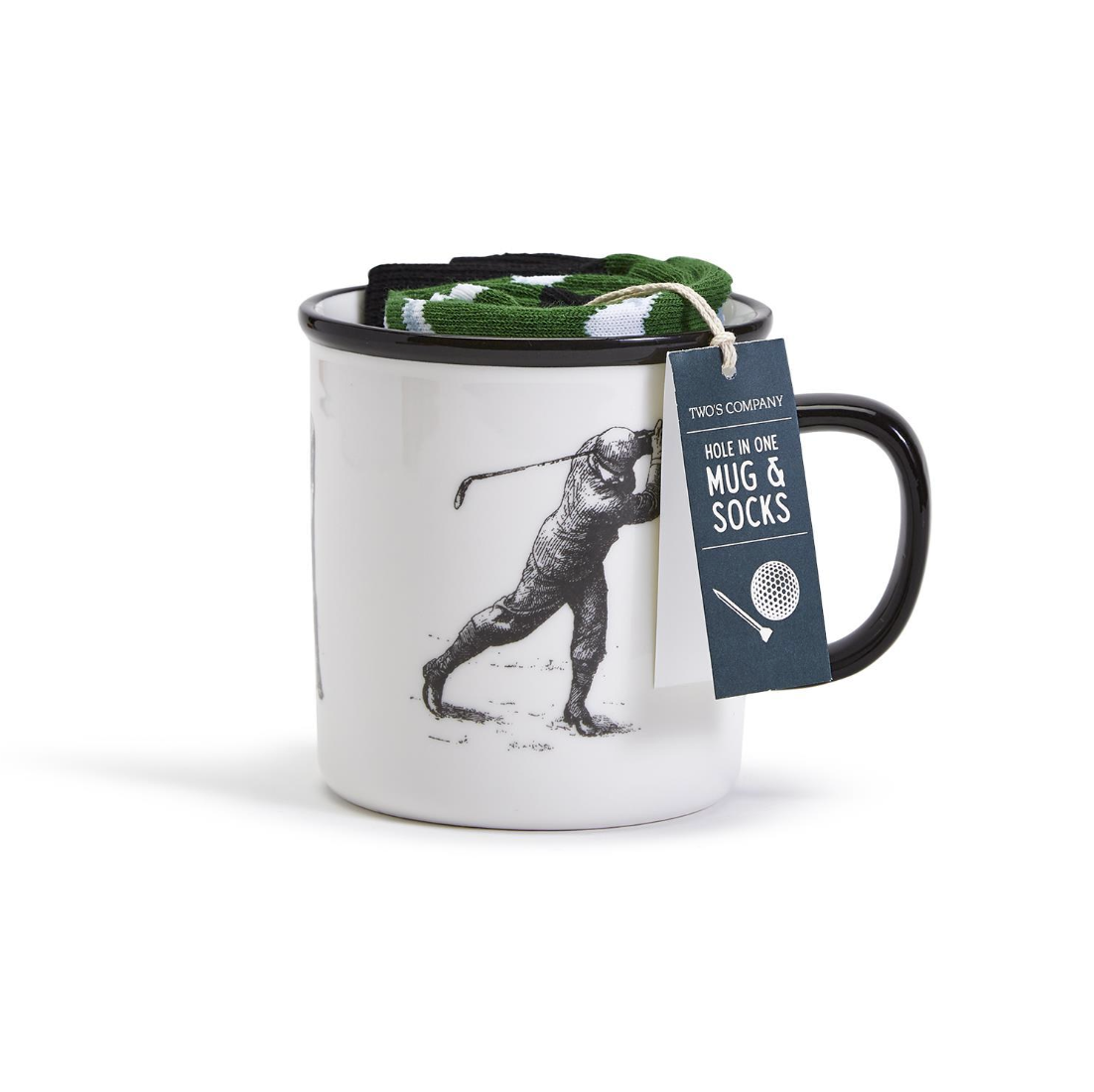 Hole-In-One Mug and Pair of Socks Set