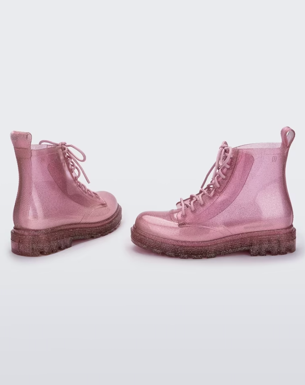 Mini Melissa Coturno Boot | Pink Glitter