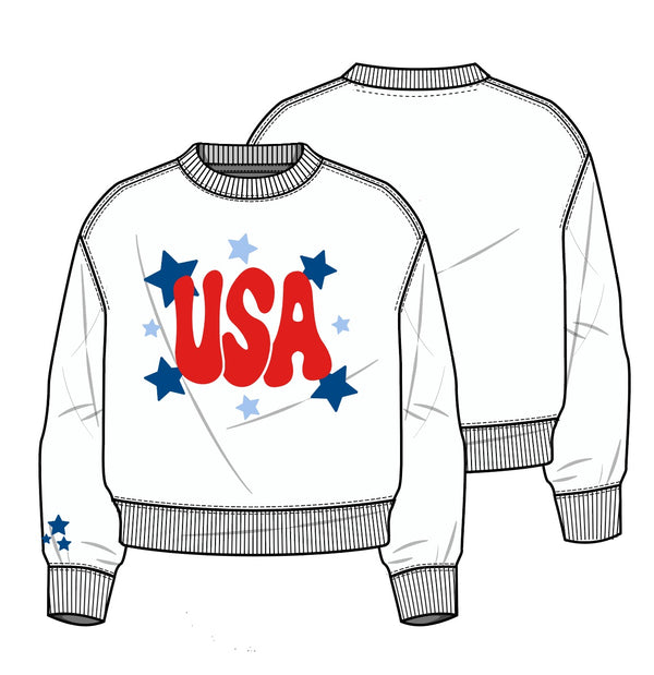 XOXO by magpies | USA Crewneck | Kids