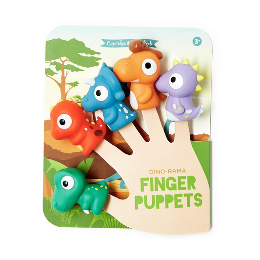 Dino-Rama Set of 5 Finger Puppets