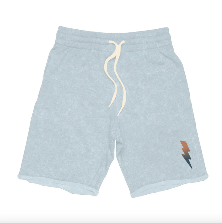 Raw Power French Terry Shorts | Mineral Stone Blue